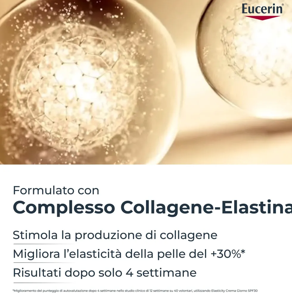Eucerin Hyaluron-Filler + Elasticity SPF 15 - Crema contorno occhi anti-age per pelli mature, 15 ml