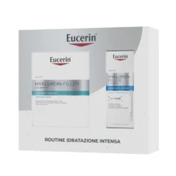 Eucerin Hyaluron-Filler + 3x Effect - Cofanetto antietà per l'idratazione, 1 maschera e siero 30 ml