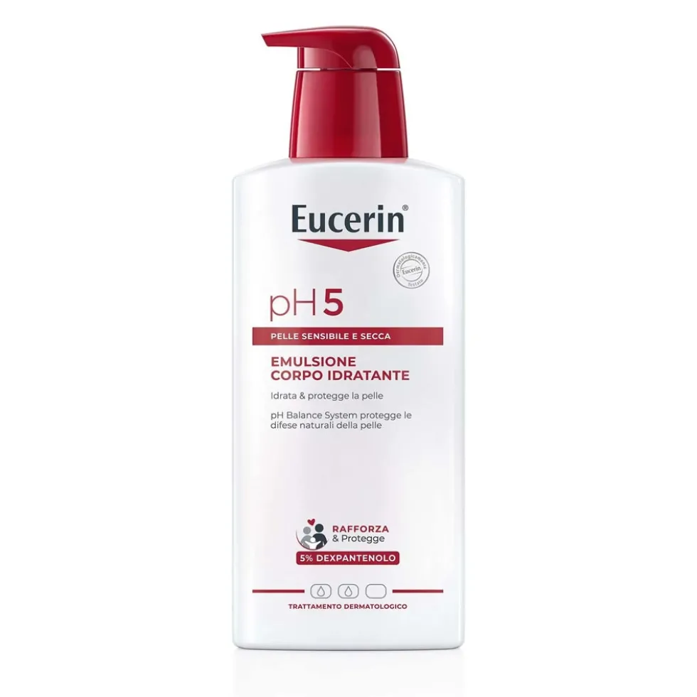 Eucerin pH5 - Emulsione corpo idratante e lenitiva per la pelle sensibile, 400 ml