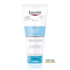 Eucerin Sensitive Relief After Sun Gel Crema Doposole Viso e Corpo, 200ml