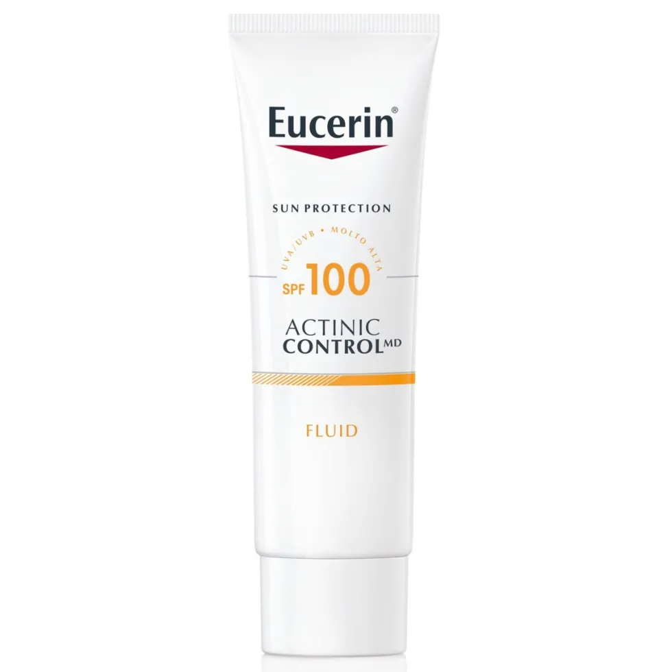 Eucerin Sun Actinic Control - Protezione Solare SPF100 Prevenzione della cheratosi attinica, 80 ml