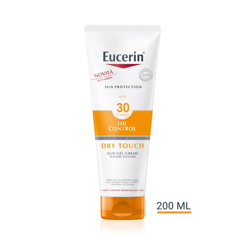 Eucerin Sun Protection - Oil Control Dry Touch Gel Crema SPF30, 200ml