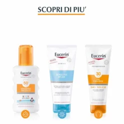 Eucerin Sun Protection Sensitive Protect - Crema solare viso SPF50+ per la pelle sensibile, 50 ml
