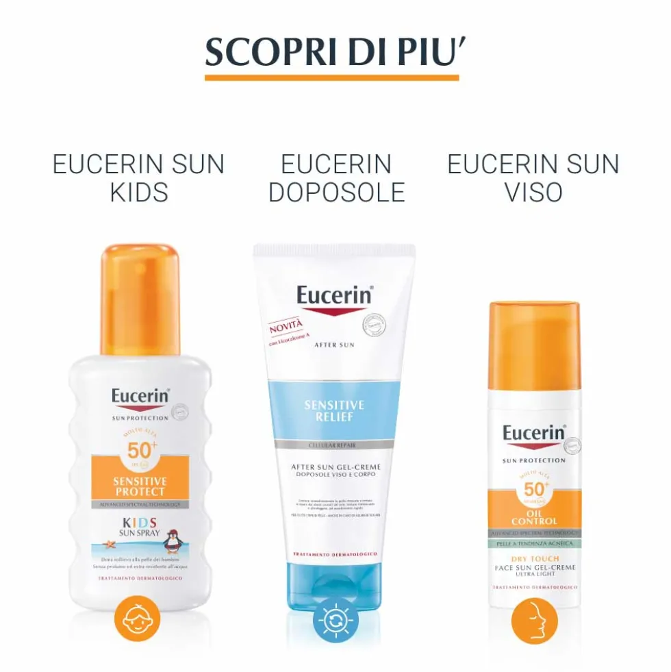 Eucerin Sun Protection - Spray Solare Trasparente SPF30, 200ml