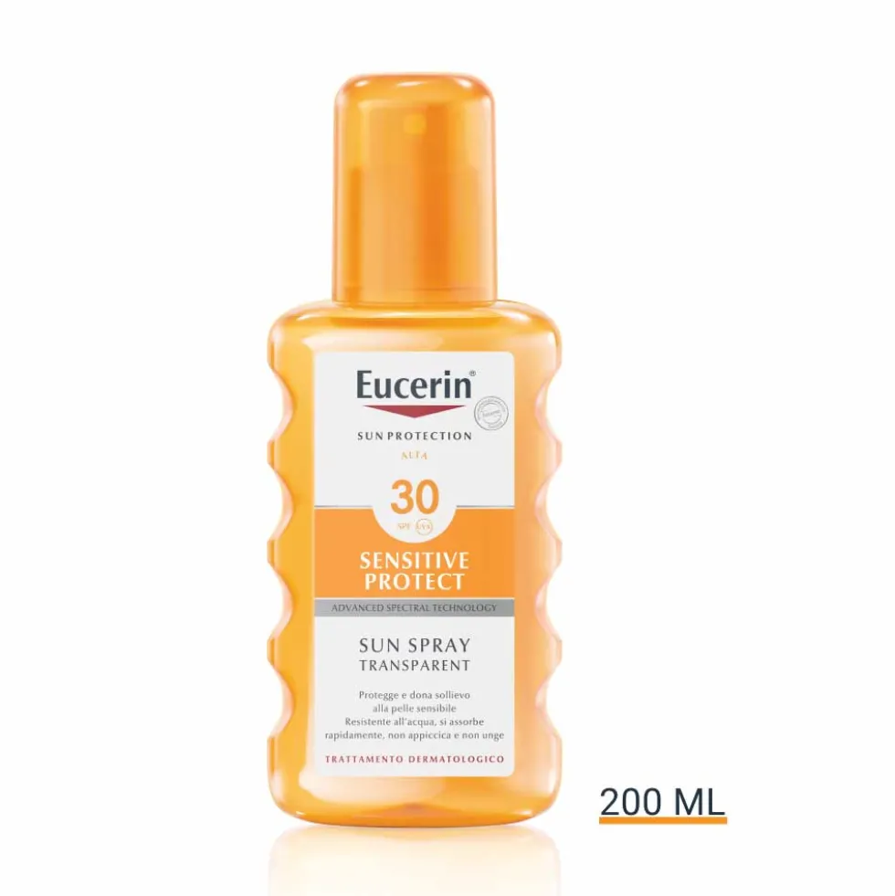 Eucerin Sun Protection - Spray Solare Trasparente SPF30, 200ml