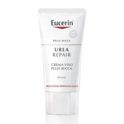 Eucerin Urea Repair 5% - Crema Viso Idratante e Levigante, 50ml
