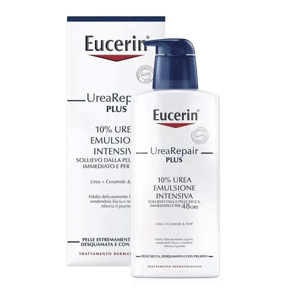 Eucerin UreaRepair Plus - Emulsione Intensiva 10% Urea per Pelle Secca, 250ml