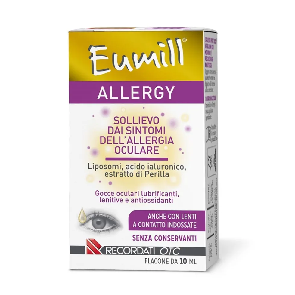 Eumill Allergy Gocce Oculari Lenitive Allergia Oculare, 10ml