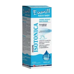 Eumill Naso Baby - Soluzione Isotonica Spray Bambini +1 mese, 100 ml
