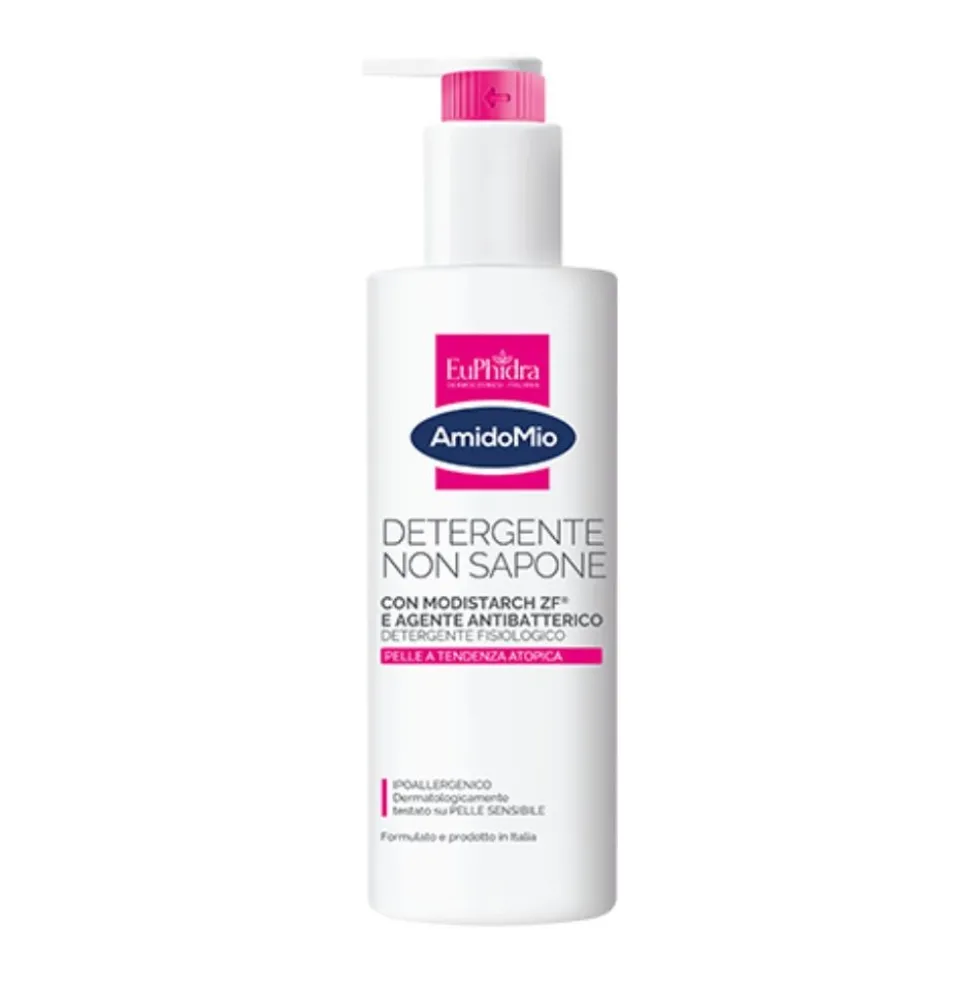 Euphidra AmidoMio - Detergente Non Sapone per Pelle a Tendenza Atopica, 400ml