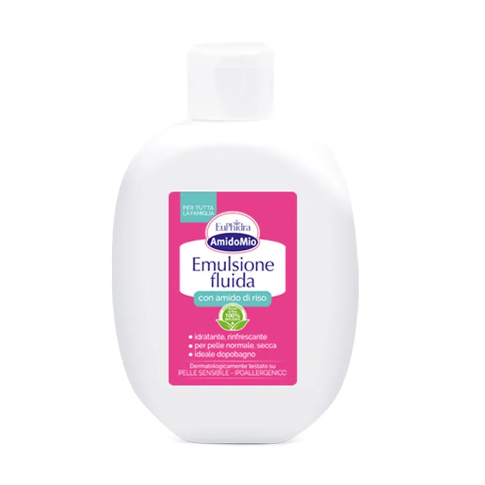 Euphidra AmidoMio - Emulsione Fluida Idratante Rinfrescante, 200ml