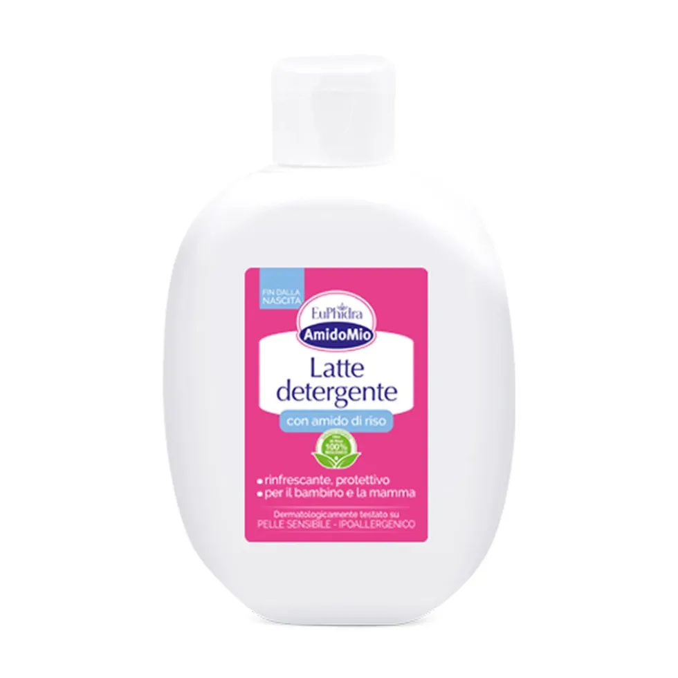 Euphidra AmidoMio - Latte Detergente Calmante e Idrorestitutivo, 200ml