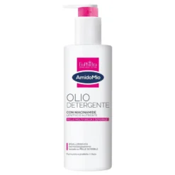 Euphidra Amidomio Olio Detergente lenitivo per la pelle secca e sensibile, 400 ml