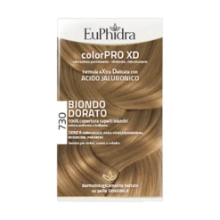 EuPhidra ColorPro XD 730 Biondo Dorato - Colorazione permanente per i capelli bianchi, 1 kit
