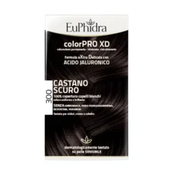 EuPhidra ColorPro XD 300 Castano scuro - Colorazione permanente per i capelli bianchi, 120 ml
