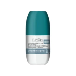 Euphidra Deodorante Roll-On Sudorazione Intensa Senza Profumo No Alcool, 50ml