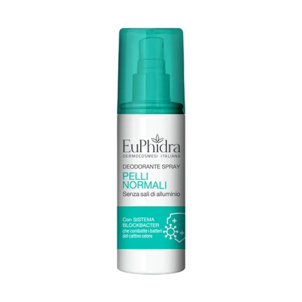 Euphidra Deodorante Spray Pelli Normali Fragranza Agrumata, 100ml