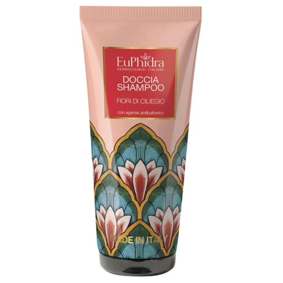 Euphidra Doccia shampoo fiori di ciliegio per corpo e capelli, 200 ml