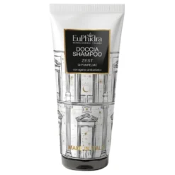 Euphidra Doccia Shampoo Pompelmo antibatterico per il corpo e i capelli, 200 ml