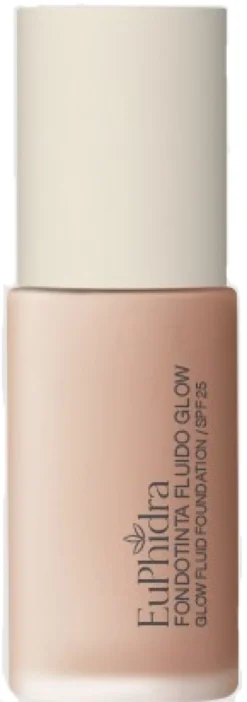 Euphidra Fondotinta Fluido Glow con Protezione Solare SPF25 Colore FG04, 30ml
