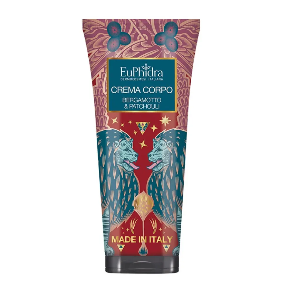 Euphidra Linea Profumata - Crema Corpo Bergamotto e Patchouli, 200ml