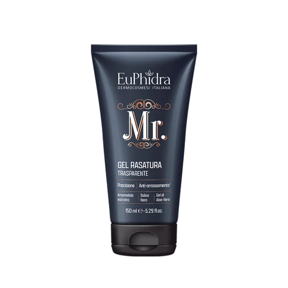 Euphidra Mr. - Gel Rasatura Trasparente Anti Arrossamento, 150ml