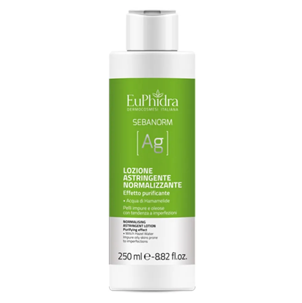 Euphidra Sebanorm Ag - Lozione Astringente Normalizzante Purificante, 250ml