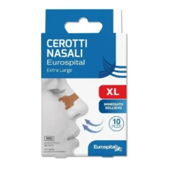 Eurospital Cerotti Nasali XL Misura 6,7 x 2,0 cm, 10 Pezzi