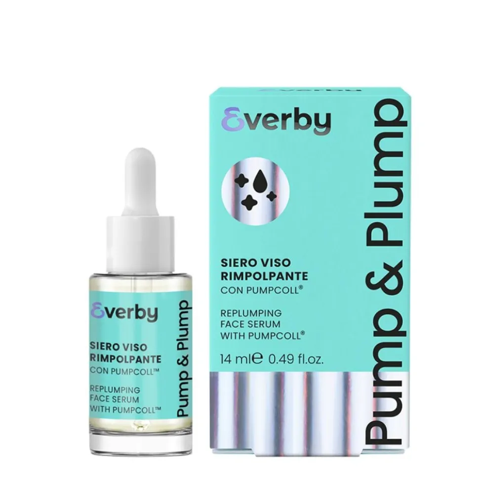 Everby Pump & Plump Siero Viso Rimpolpante, 14ml