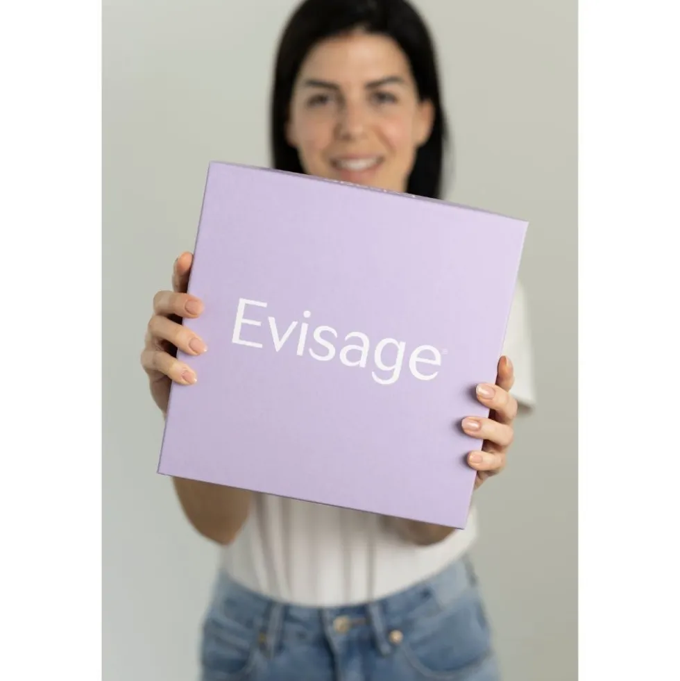 Evisage Cofanetto Viso - Kit per la cura del viso ad azione idratante e anti-age, 4 pezzi