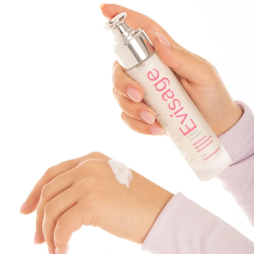 Evisage Crema Giorno SPF30 Triopherol Idratante Rinfrescante e Illuminante, 50ml