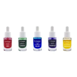 Evisage Kit maschere Rainbow Collection - Cofanetto per il trattamento del viso, 200 ml e 5 booster