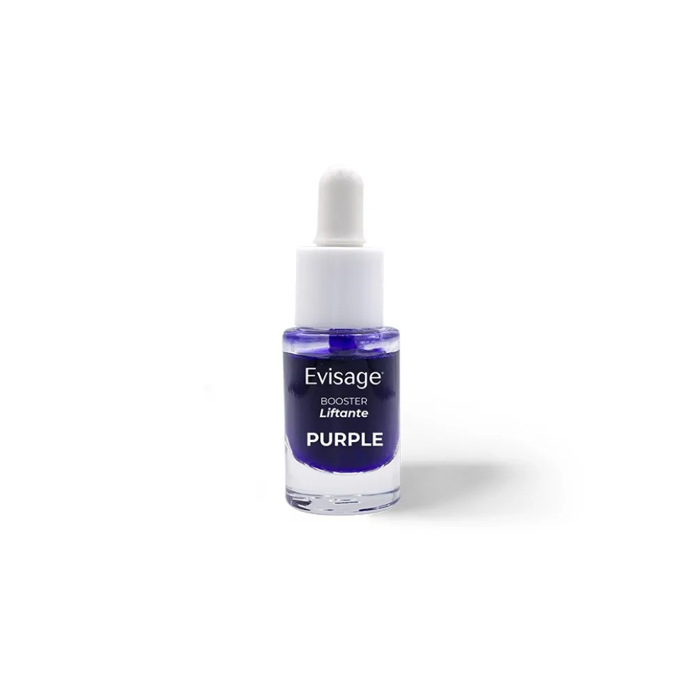 Evisage Maschera Viso Viola - Kit maschera viso idratante e liftante, 100 ml, 5 ml e pennello