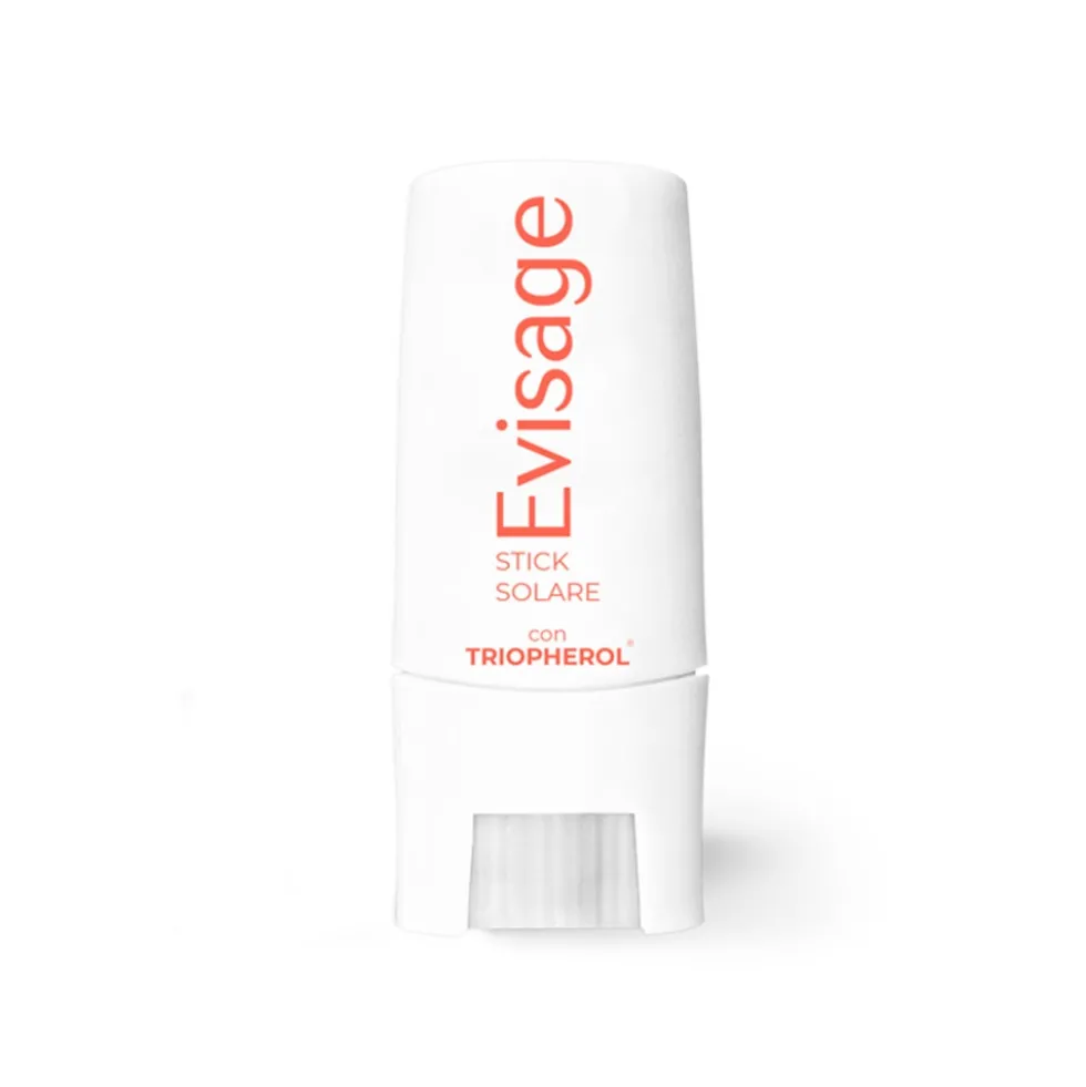 Evisage Stick Solare SPF50+ Protezione Molto Alta con Triopherol, 9ml