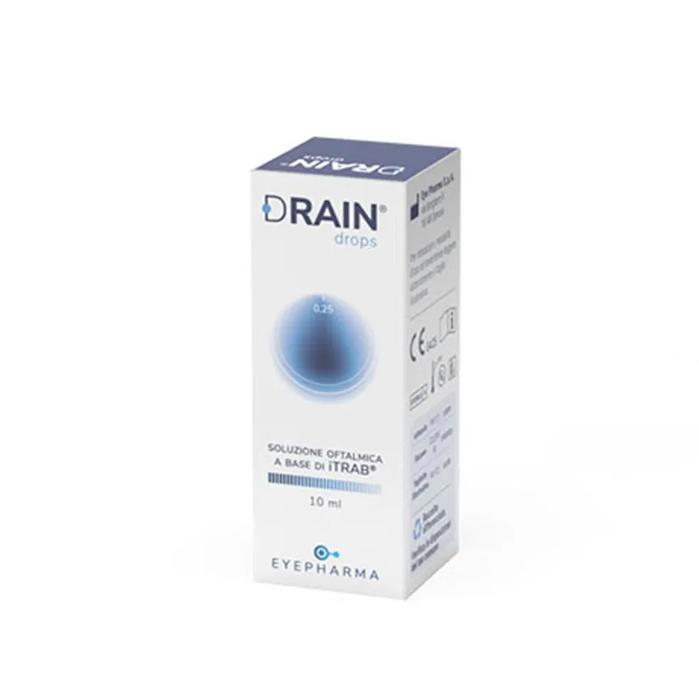 Eyepharma Drain Drops Soluzione Oftalmica, 10ml