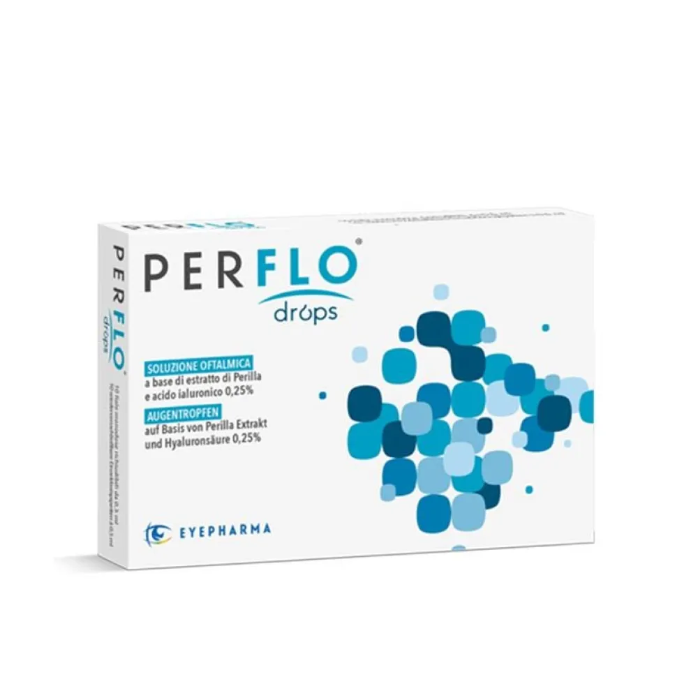 Eyepharma Perflo Drops Gocce Oculari Dispositivo Medico, 10 Fiale