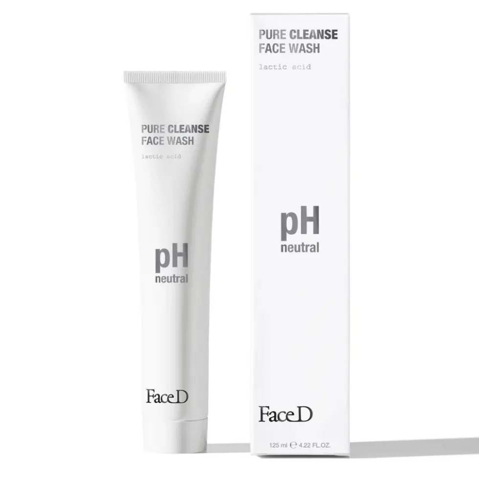 Face D Pure Cleanse Face Wash Detergente Viso Illuminante pH Neutro, 125ml
