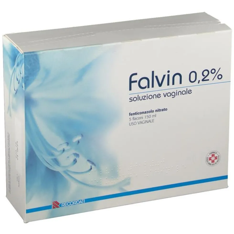 Falvin 0,2% Soluzione Vaginale 5 Flaconi 150 Ml