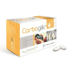 Farmac-Zabban Carboglik - Integratore alimentare per il controllo della glicemia, 30 compresse