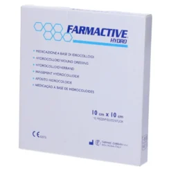 Farmac-Zabban Farmactive Hydro Medicazione a base di Idrocolloidi 10 x 10 cm, 10 medicazioni