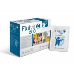 Farmac-Zabban Fluivit C 600 - Integratore per le vie respiratorie e difese immunitarie, 14 bustine