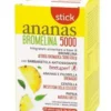 Farmaderbe Ananas Bromelina 5000 Integratore alimentare drenante e per il microcircolo, 20 stick