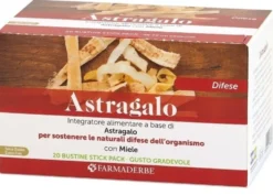 Farmaderbe Astragalo Difese - Integratore per le difese immunitarie, 20 stick da 10 ml
