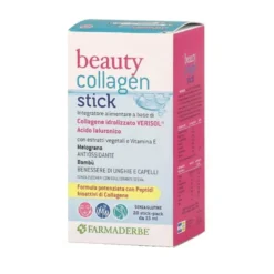 Farmaderbe Beauty Collagen - Integratore Alimentare per la Pelle, 20 stick