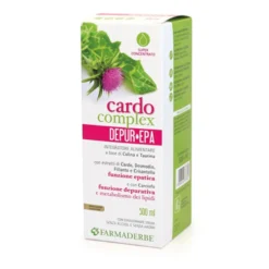 Farmaderbe Cardo Complex Depur Epa - Integratore alimentare per la depurazione epatica, 500 ml