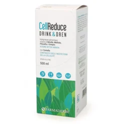 Farmaderbe Cell Reduce Drink&Dren - Integratore depurativo per il drenaggio dei liquidi, 500 ml