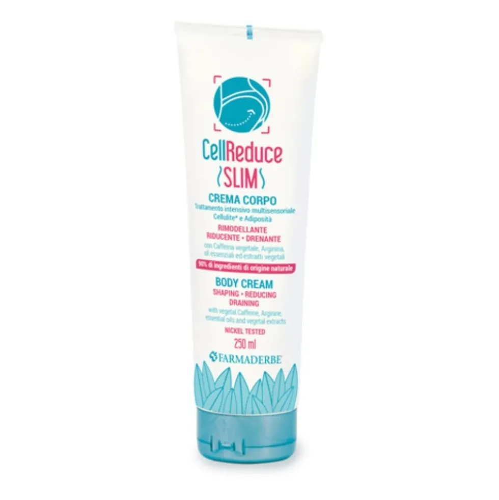 Farmaderbe Cell Reduce - Slim Crema Corpo Trattamento Anti Cellulite, 250ml