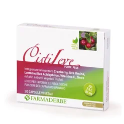 Farmaderbe Cistileve Forte Plus Integratore Alimentare, 30 Capsule