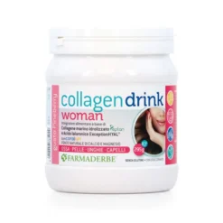 Farmaderbe Collagen Drink Woman Integratore Pelle Unghie Caprelli e Ossa, 295g