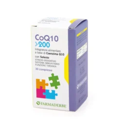 Farmaderbe Co Q10 - Integratore alimentare antiossidante per le difese immunitarie, 30 compresse